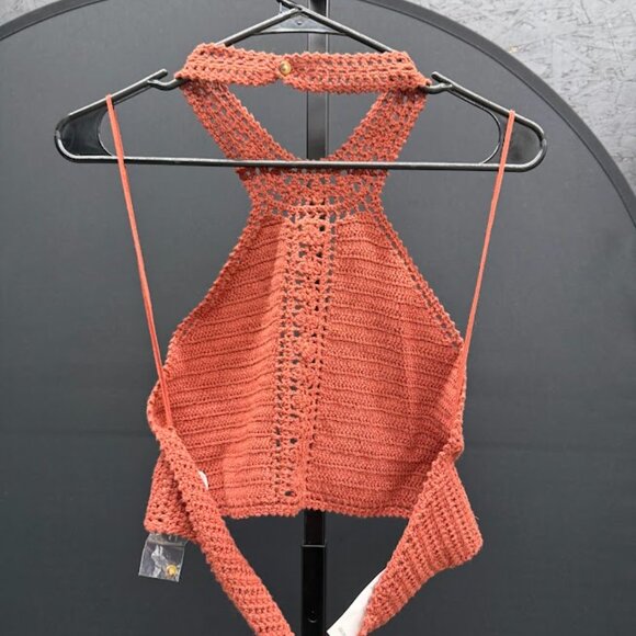 American Eagle Crochet Halter Neck Tank - Picture 3 of 5